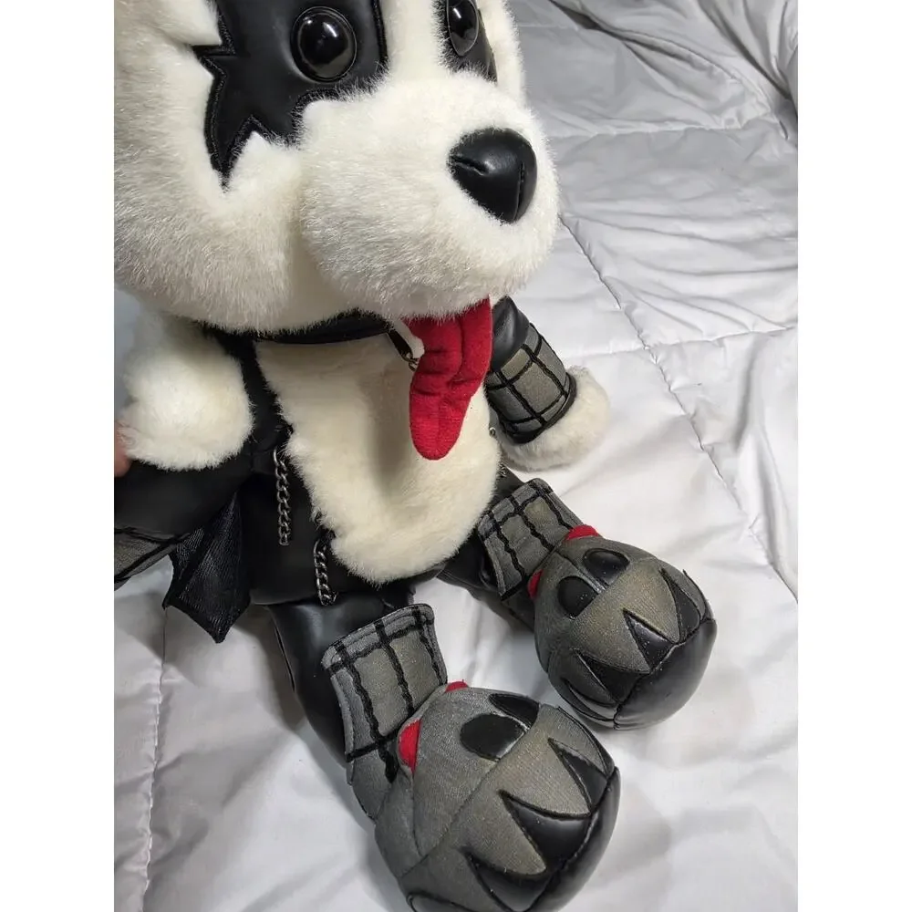 KISS Gene Simmons Limited Edition Love Gun Bear Stuffed Rare HTF 1998 Rock Y2K